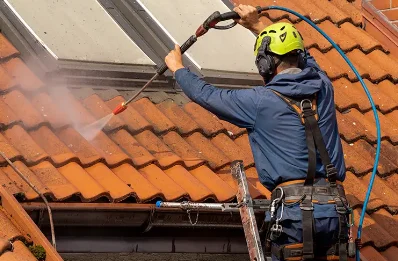 Démoussage et hydrofuge de toiture à Pailly